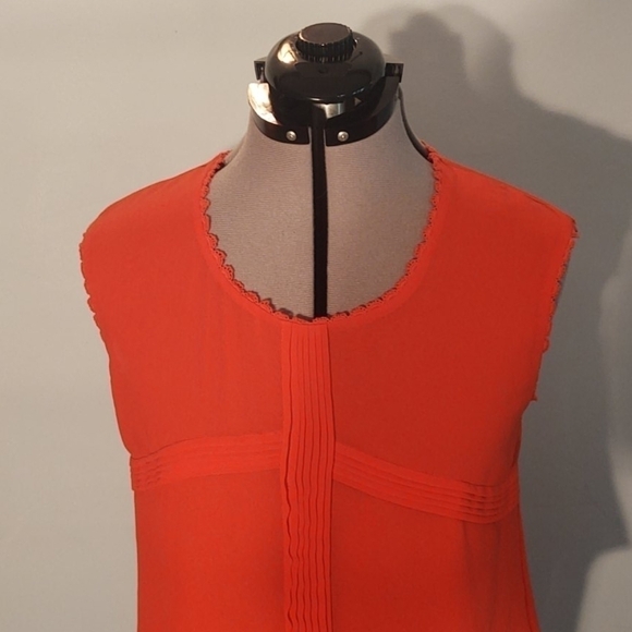 EM Orange Sleeveless Shirt Sz M - Picture 2 of 7